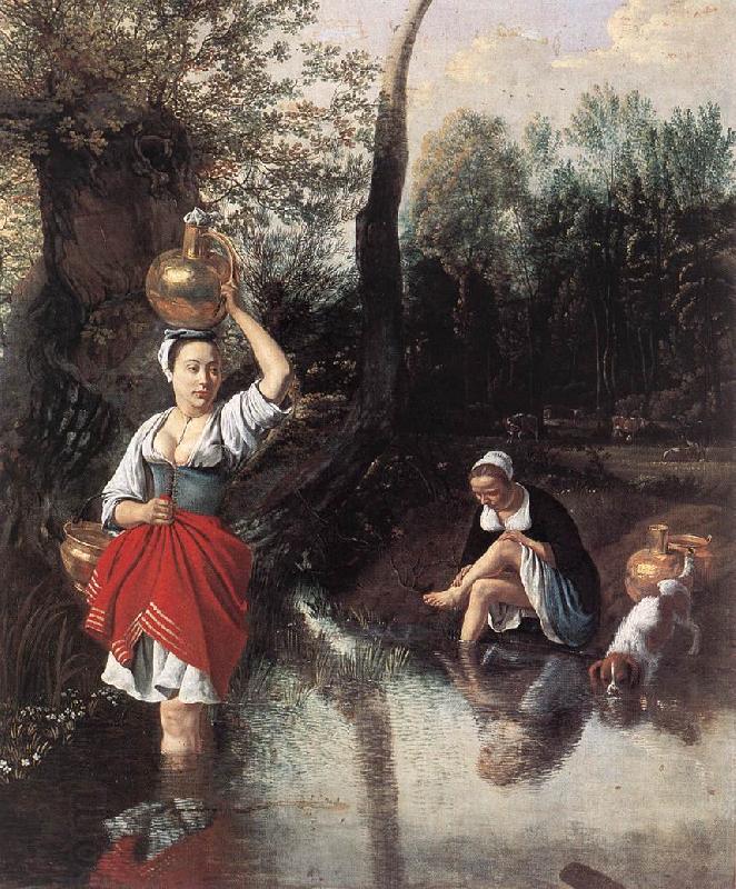 Jan Siberechts The Wager oil painting picture